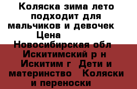 Коляска зима-лето подходит для мальчиков и девочек. › Цена ­ 5 500 - Новосибирская обл., Искитимский р-н, Искитим г. Дети и материнство » Коляски и переноски   